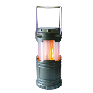 Collapsible Mini Lantern with Flame LED