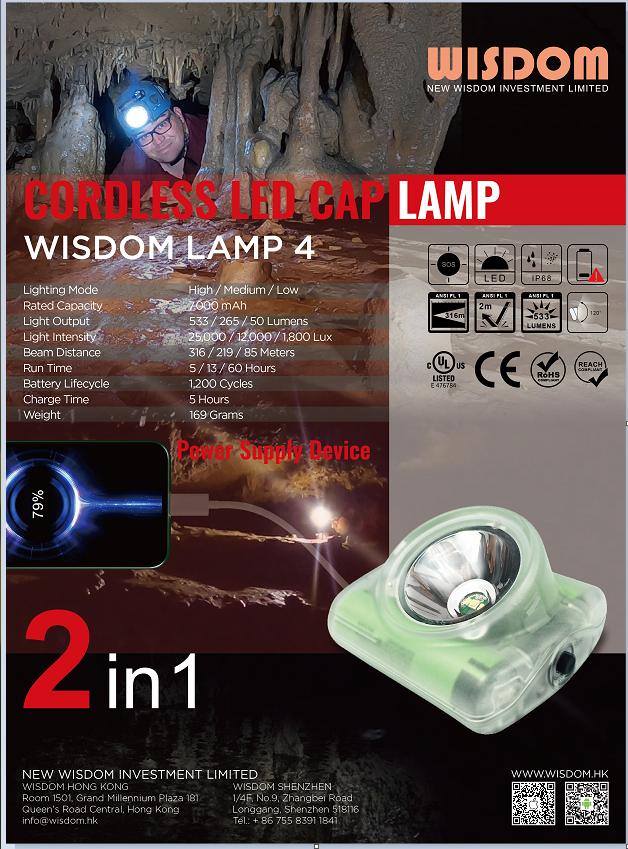 Wisdom 4A Cap lamp with Accessories FREE Express Shipping within Australia